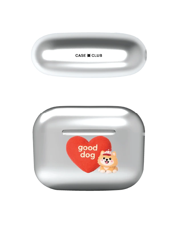 airpods pro 3 silver case join the club heartful pomeranian