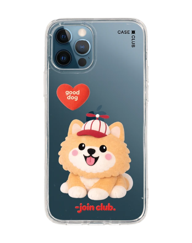 เคสใส iphone 12/12 pro join the club heartful ปอมเมอเรเนียน