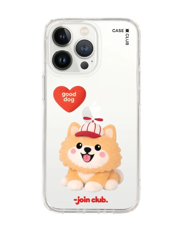 iphone 13 pro clear case join the club heartful pomeranian