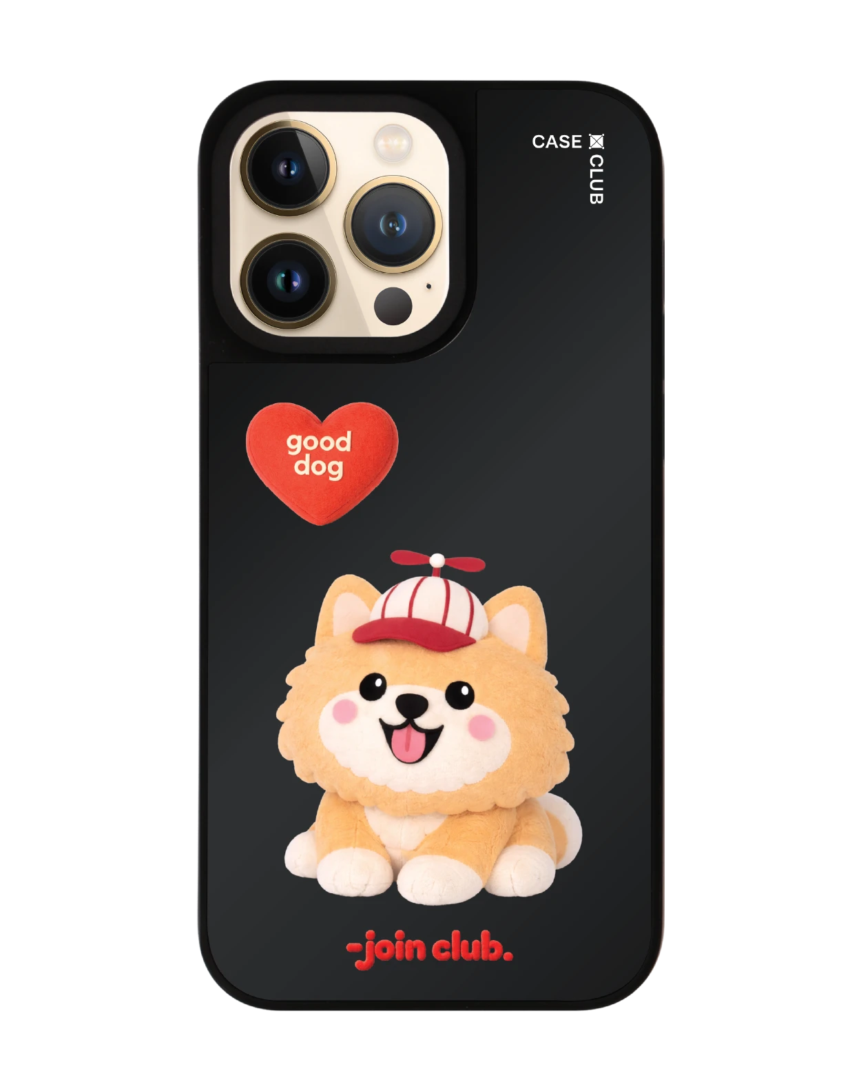 เคสกระจก iphone 14 pro max matte magsafe join the club heartful ปอมเมอเรเนียน