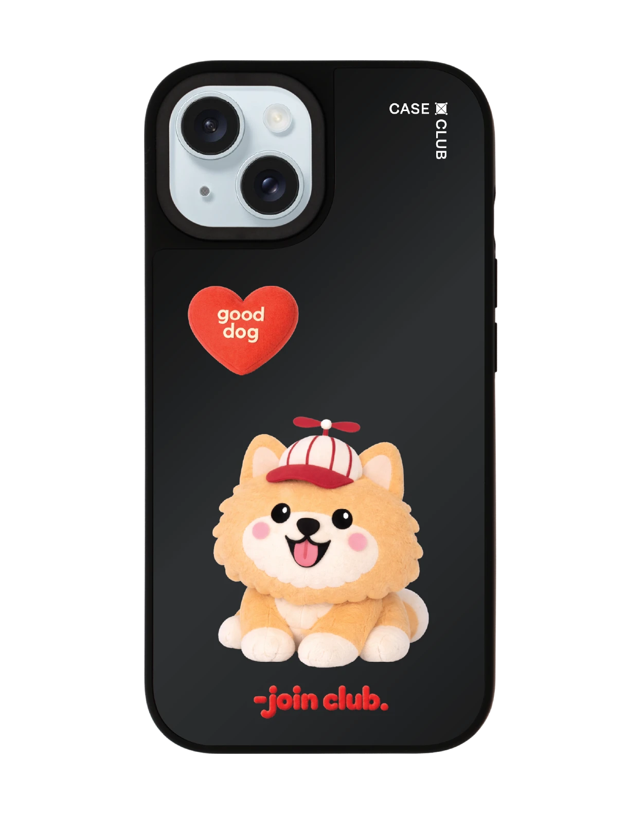 เคสกระจก iphone 15 matte magsafe join the club heartful ปอมเมอเรเนียน