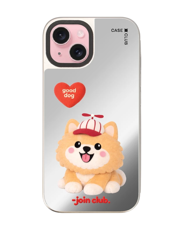 iphone 15 mirror magsafe join the club heartful pomeranian
