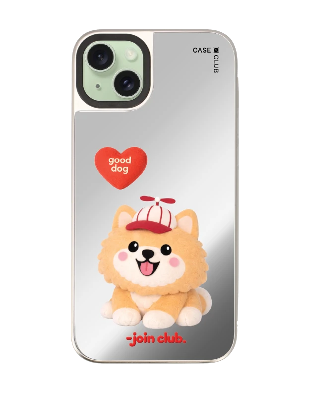 iphone 15 plus mirror magsafe join the club heartful pomeranian