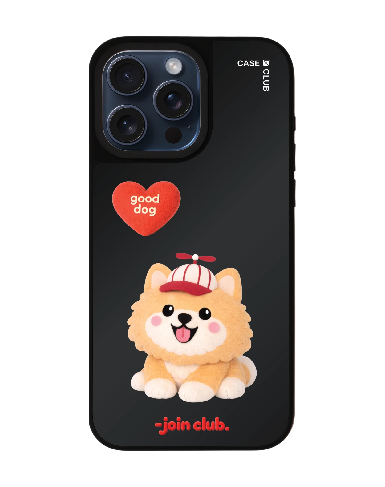 เคสกระจก iphone 15 pro max matte magsafe join the club heartful ปอมเมอเรเนียน
