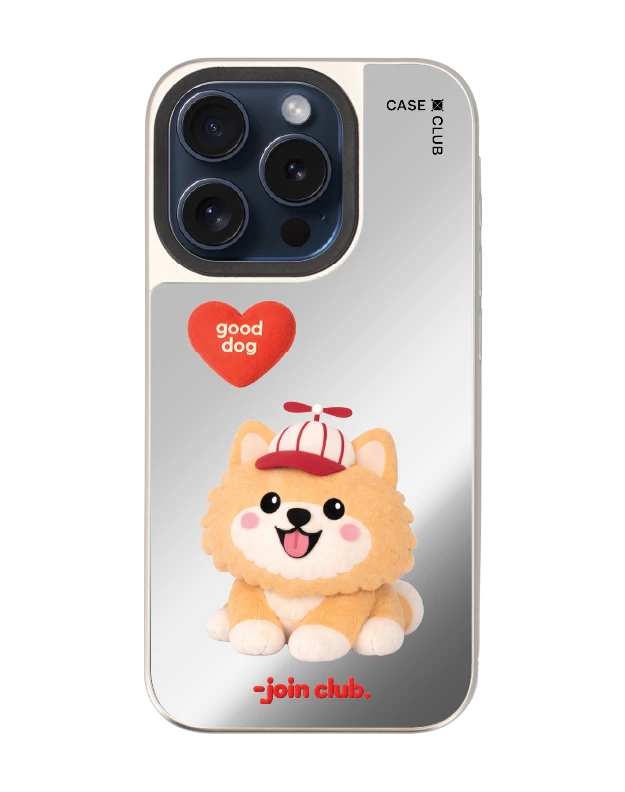 iphone 15 pro mirror magsafe join the club heartful pomeranian