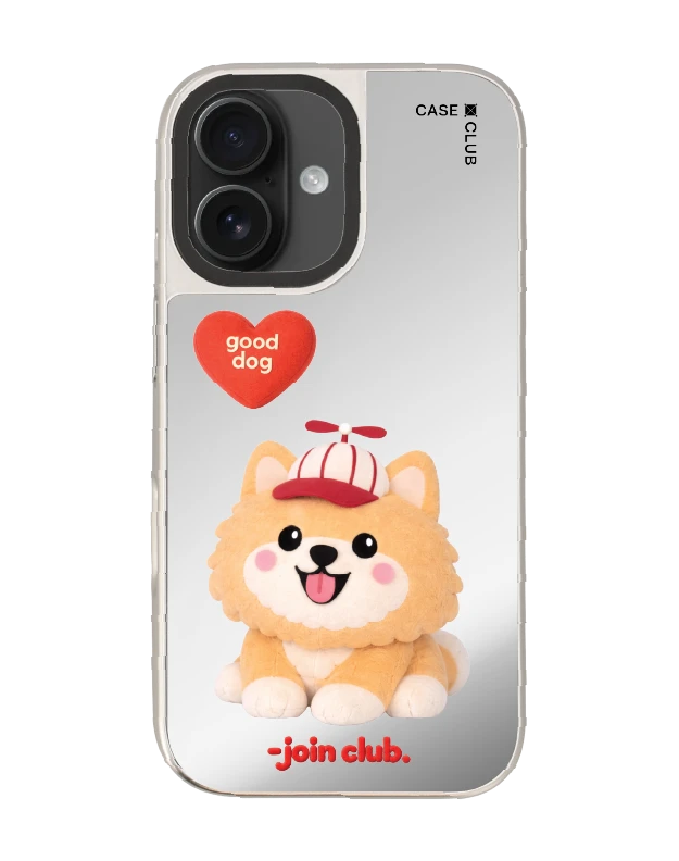 เคสกระจก iphone 16 magsafe join the club heartful ปอมเมอเรเนียน