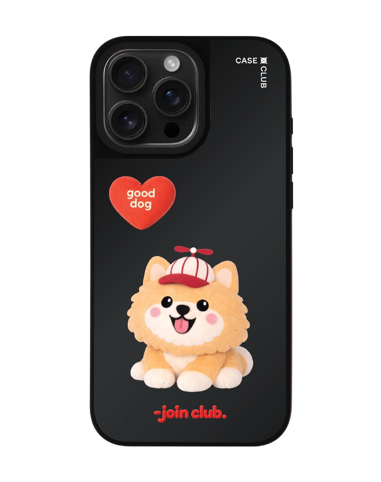 เคสกระจก iphone 16 pro max matte magsafe join the club heartful ปอมเมอเรเนียน