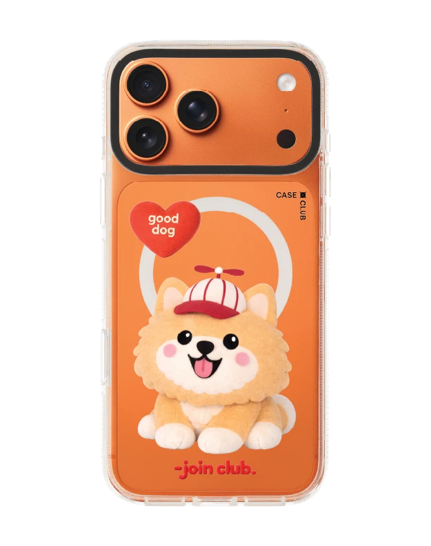 เคสใส iphone 17 pro max clear case magsafe shield join the club heartful ปอมเมอเรเนียน