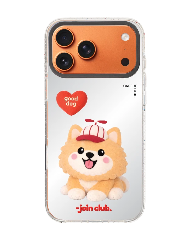 iphone 17 pro max clear mirror magsafe join the club heartful pomeranian