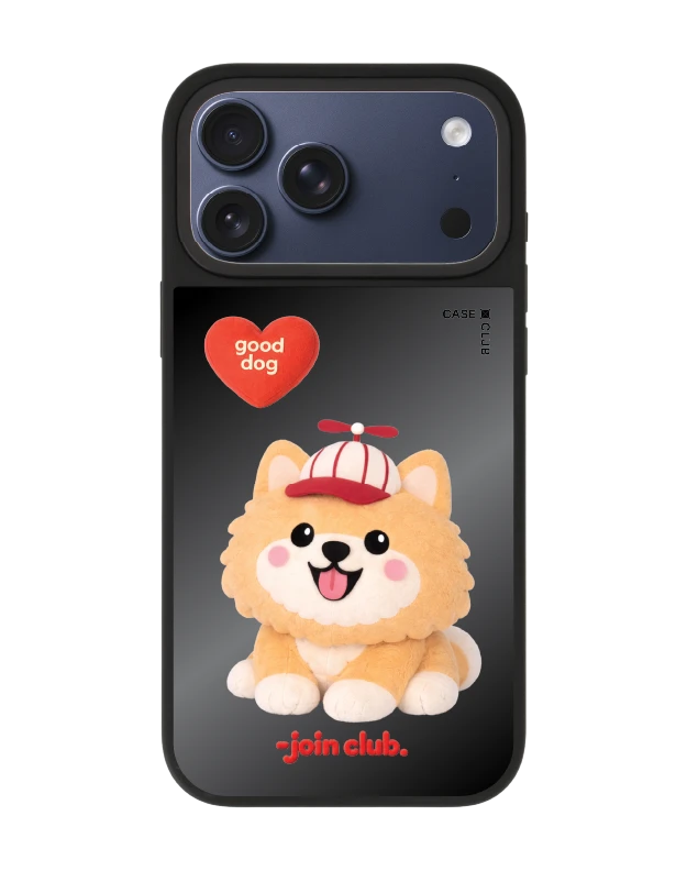 เคสกระจก iphone 17 pro max matte magsafe join the club heartful ปอมเมอเรเนียน