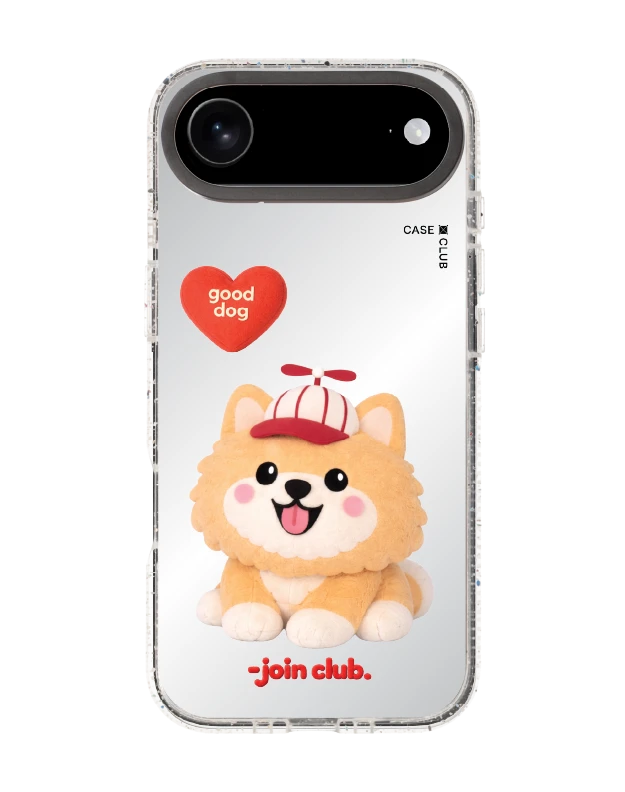 iphone air clear mirror magsafe join the club heartful pomeranian
