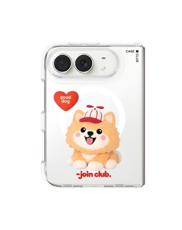 iphone duo clear magsafe join the club heartful pomeranian
