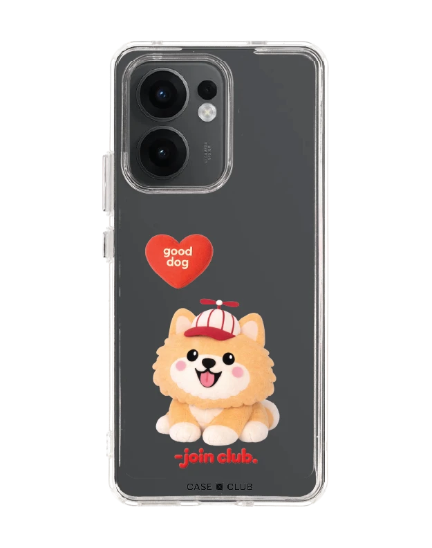 เคสใส oppo reno 13f join the club heartful ปอมเมอเรเนียน