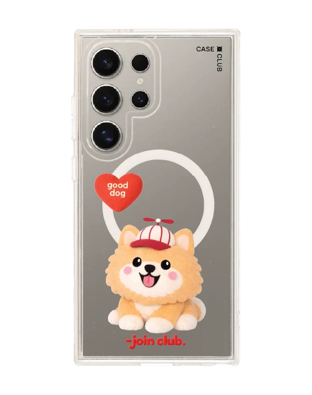 samsung galaxy s24 ultra clear magsafe join the club heartful pomeranian