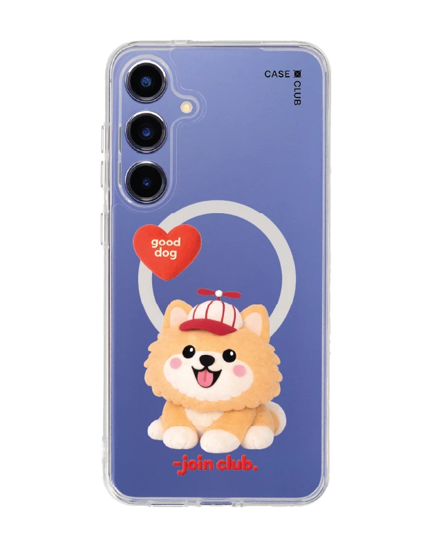 samsung galaxy s25 plus clear magsafe join the club heartful pomeranian