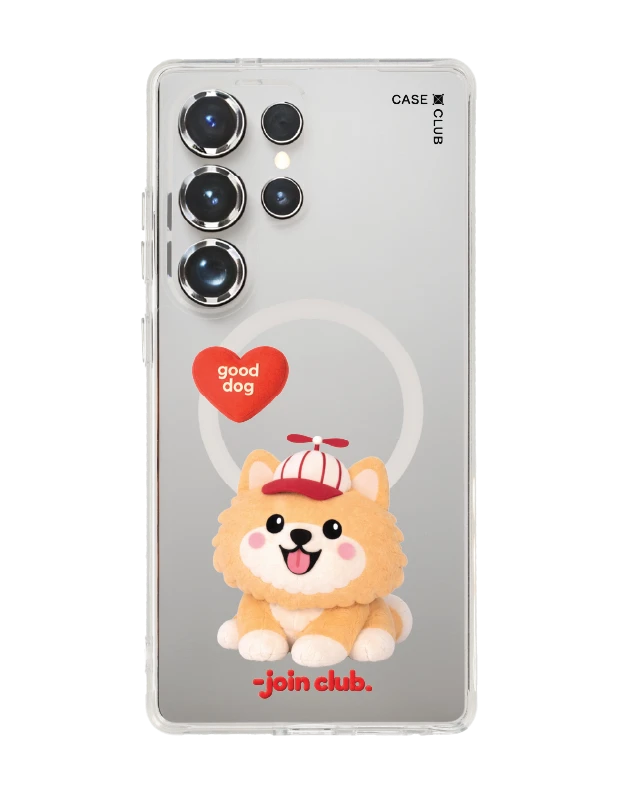เคสใส samsung galaxy s25 ultra magsafe join the club heartful ปอมเมอเรเนียน