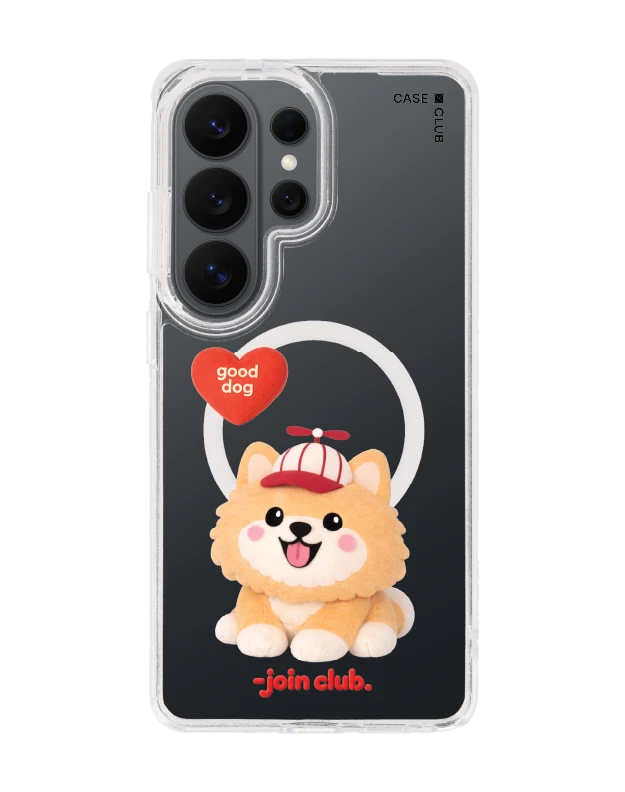 เคสใส samsung galaxy s26 ultra clear magsafe join the club heartful ปอมเมอเรเนียน