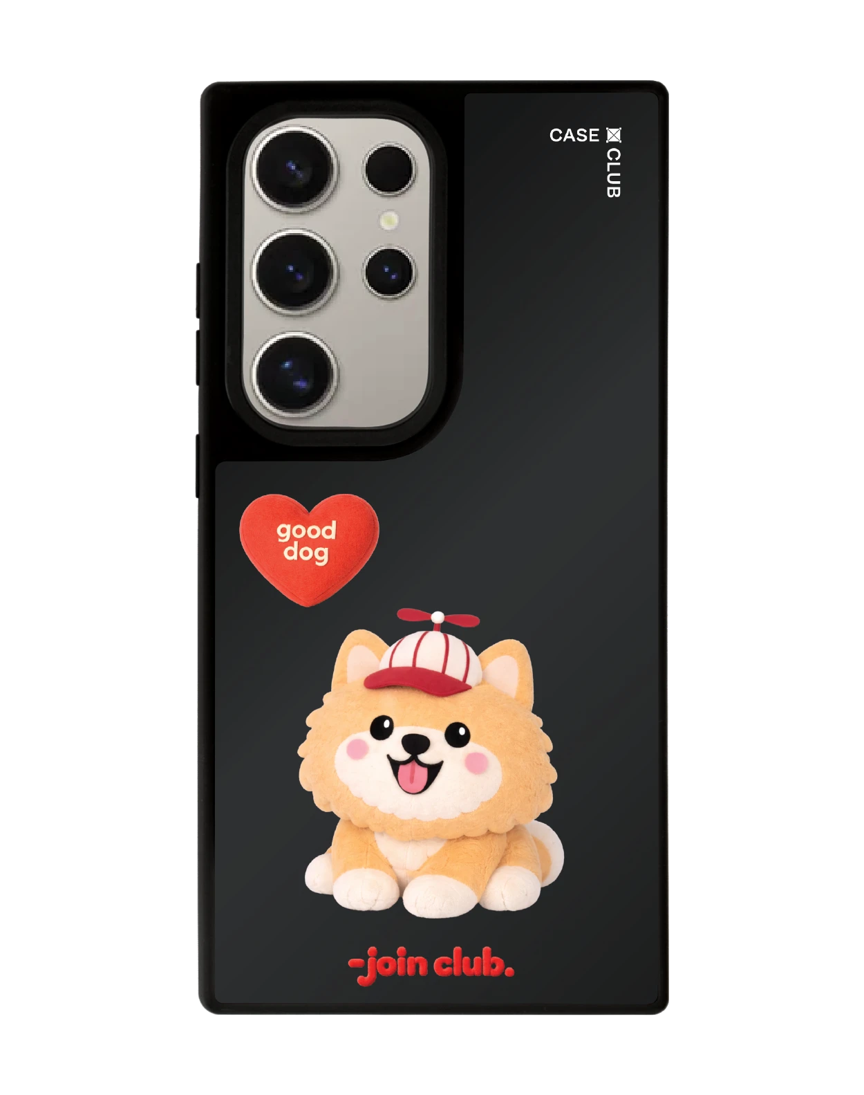 เคสกระจกดำ samsung s24 ultra matte magsafe join the club heartful ปอมเมอเรเนียน
