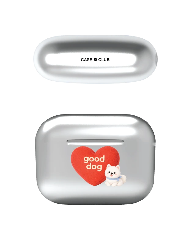 airpods pro 3 silver case join the club heartful samoyed