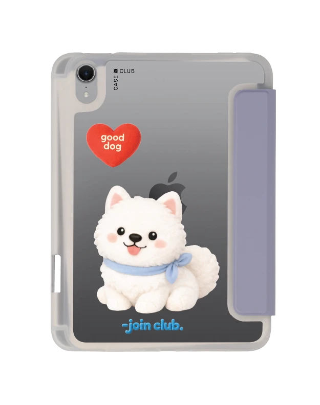 เคสใส ipad mini 7 สีม่วง join the club heartful ซามอยด์