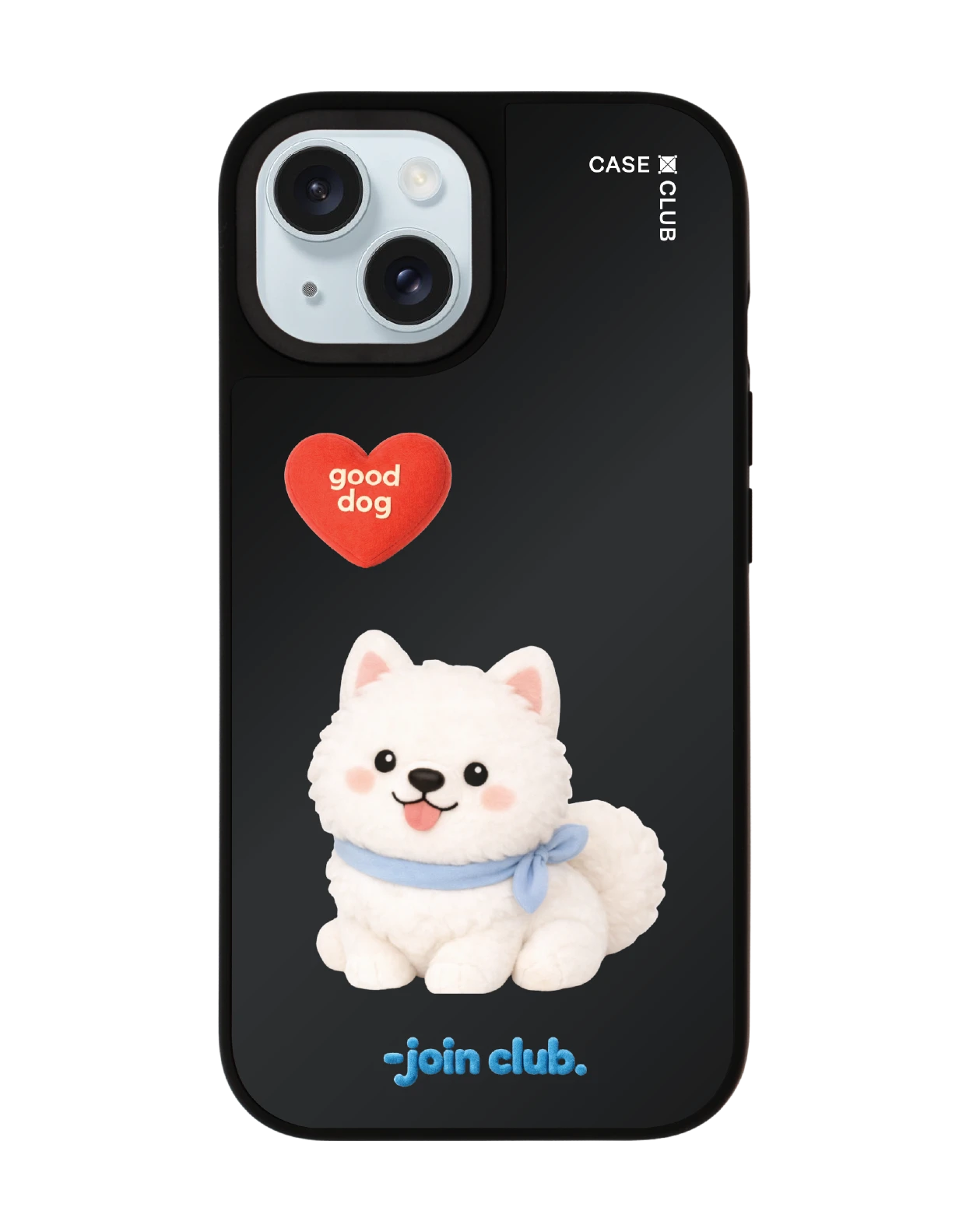 เคสกระจก iphone 15 matte magsafe join the club heartful ซามอยด์