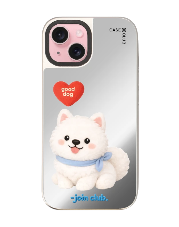 iphone 15 mirror magsafe join the club heartful samoyed