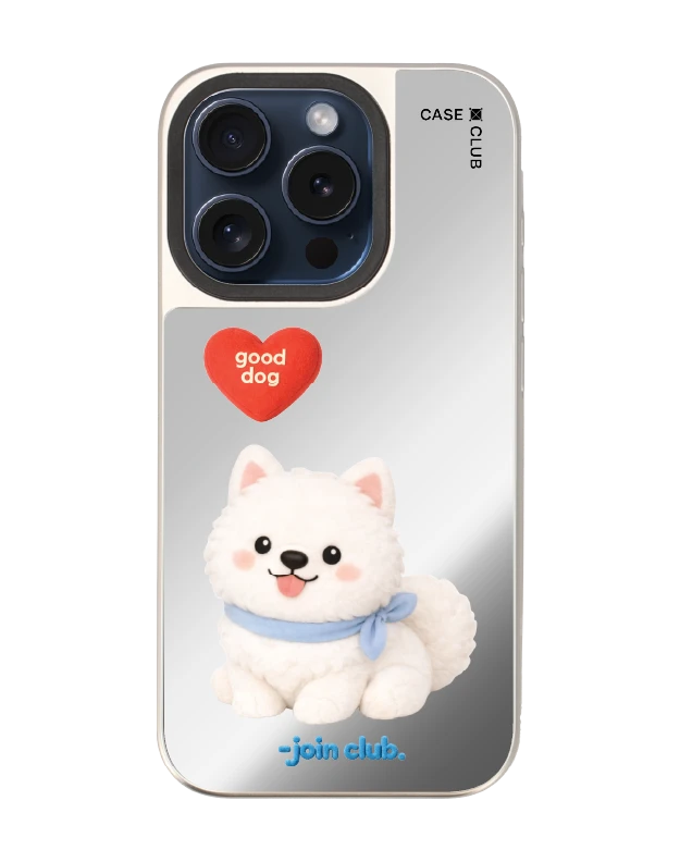 iphone 15 pro mirror magsafe join the club heartful samoyed