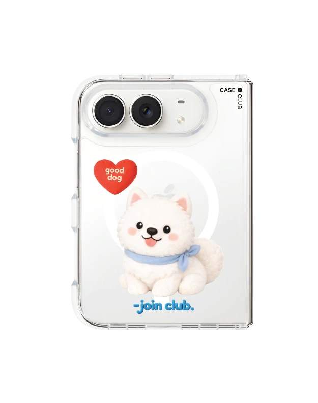 iphone duo clear magsafe join the club heartful samoyed