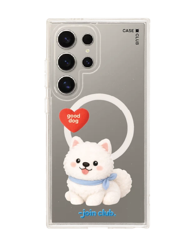 samsung galaxy s24 ultra clear magsafe join the club heartful samoyed