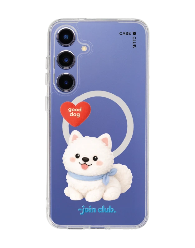 samsung galaxy s25 plus clear magsafe join the club heartful samoyed