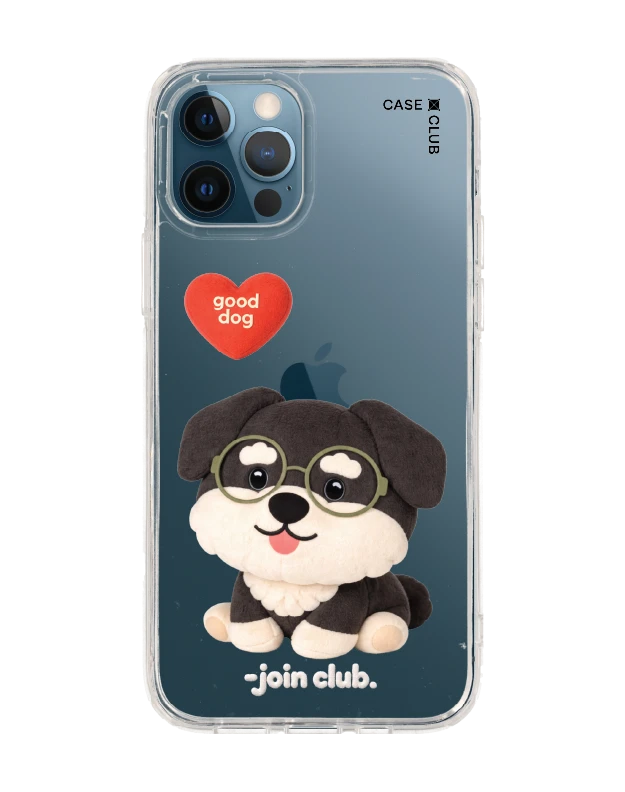 เคสใส iphone 12/12 pro join the club heartful ชเนาเซอร์