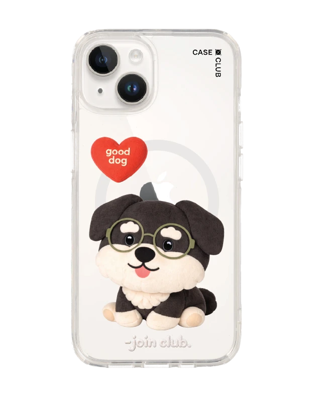 เคสใส iphone 14 magsafe join the club heartful ชเนาเซอร์