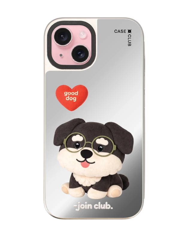 iphone 15 mirror magsafe join the club heartful schnauzer