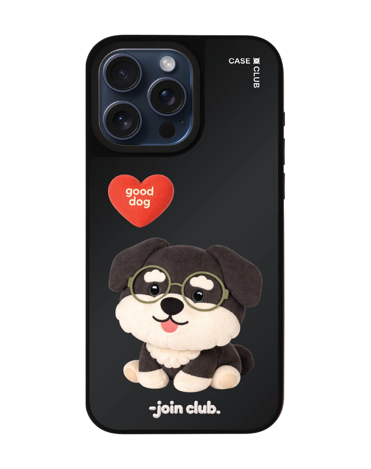 เคสกระจก iphone 15 pro max matte magsafe join the club heartful ชเนาเซอร์