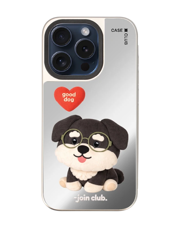 iphone 15 pro mirror magsafe join the club heartful schnauzer