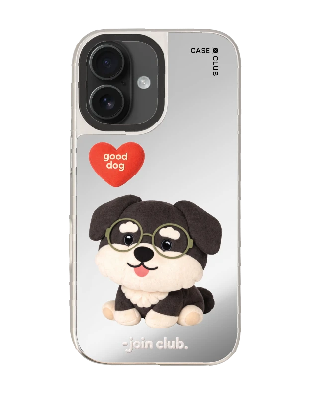 เคสกระจก iphone 16 magsafe join the club heartful ชเนาเซอร์