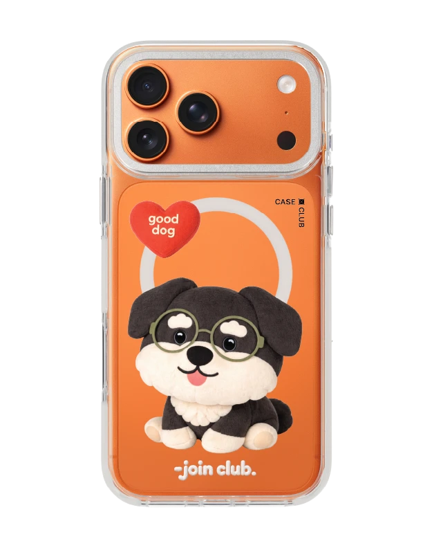 เคสใส iphone 17 pro max magsafe สีขาว join the club heartful ชเนาเซอร์