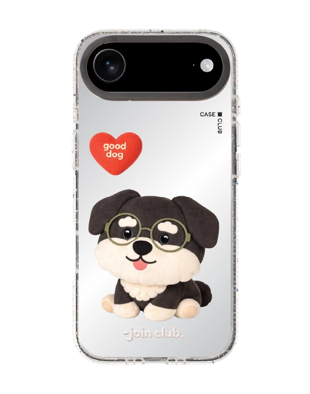 iphone air clear mirror magsafe join the club heartful schnauzer