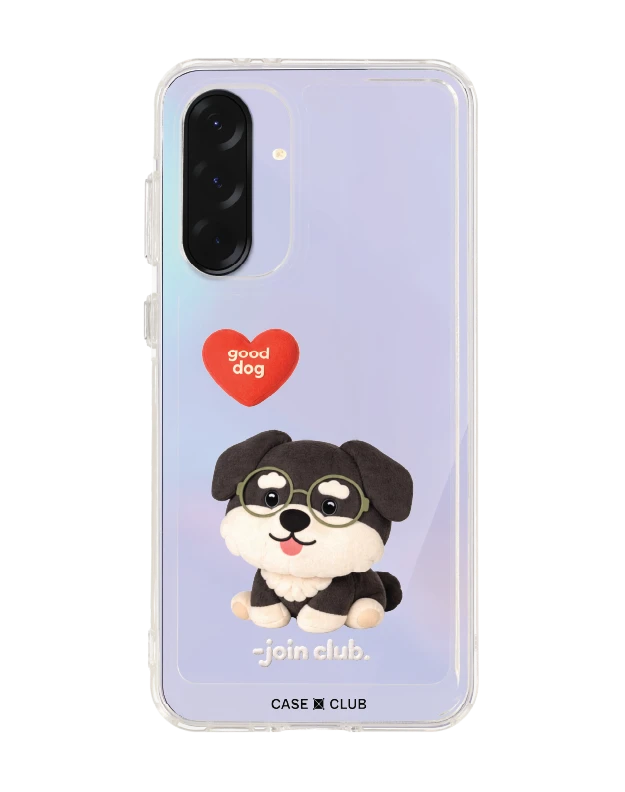 samsung galaxy a36 clear case join the club heartful schnauzer