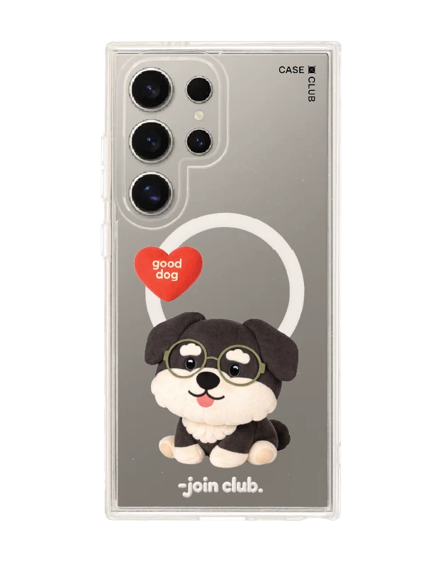 samsung galaxy s24 ultra clear magsafe join the club heartful schnauzer