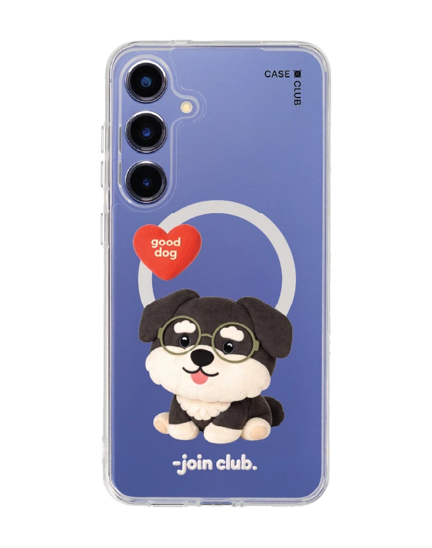 samsung galaxy s25 plus clear magsafe join the club heartful schnauzer