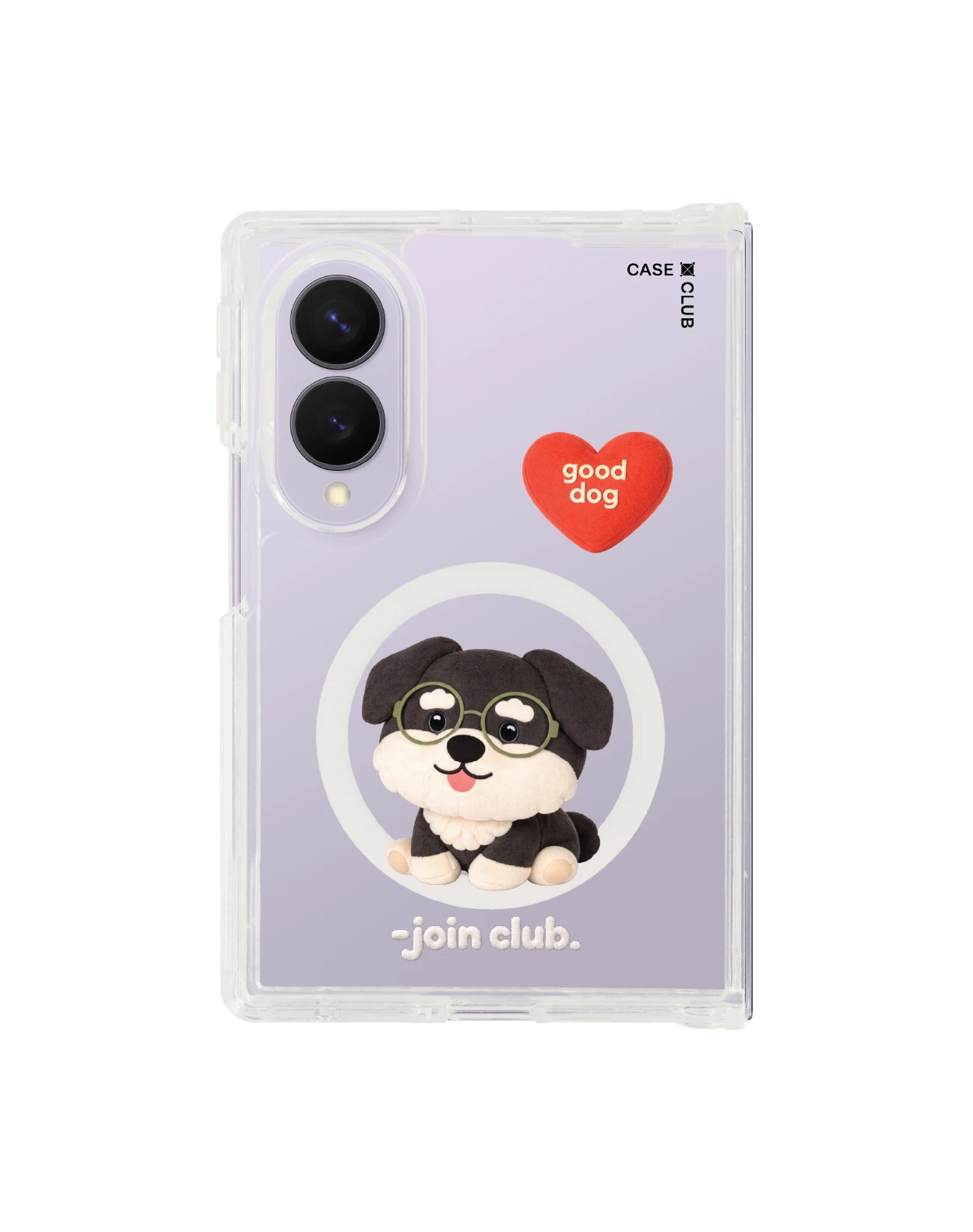 เคสใส samsung galaxy z fold 8 magsafe jtc heartful ชเนาเซอร์