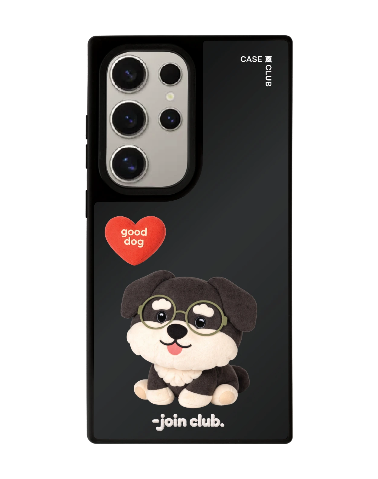 เคสกระจกดำ samsung s24 ultra matte magsafe join the club heartful ชเนาเซอร์