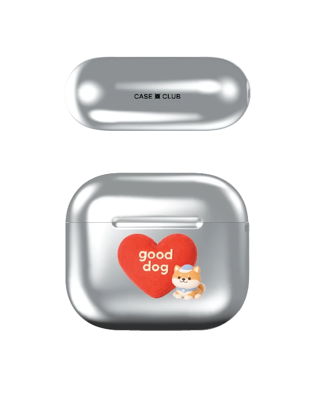 เคสสีเงิน airpods รุ่น 3 join the club heartful ชิบะ