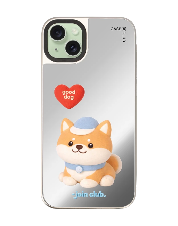 iphone 15 plus mirror magsafe join the club heartful shiba