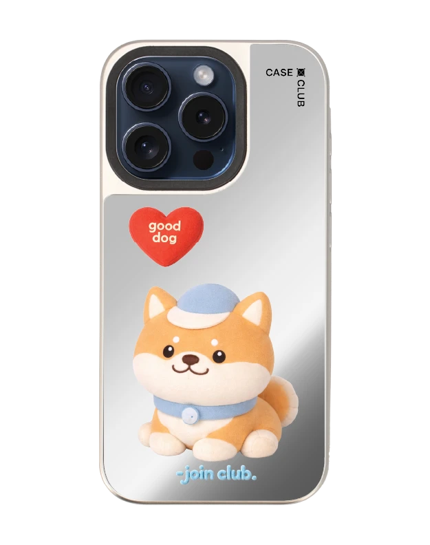 iphone 15 pro mirror magsafe join the club heartful shiba