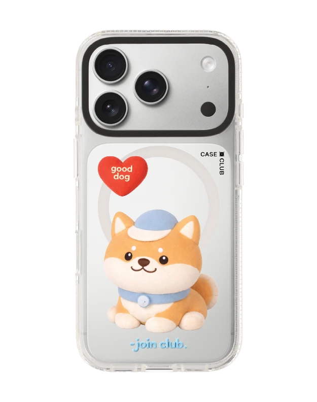 iphone 17 pro clear case magsafe shield join the club heartful shiba