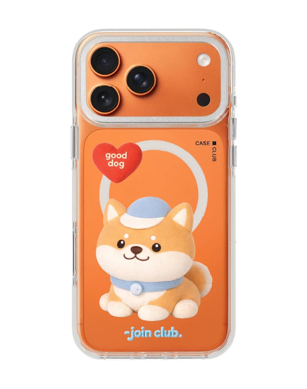 เคสใส iphone 17 pro max magsafe สีขาว join the club heartful ชิบะ