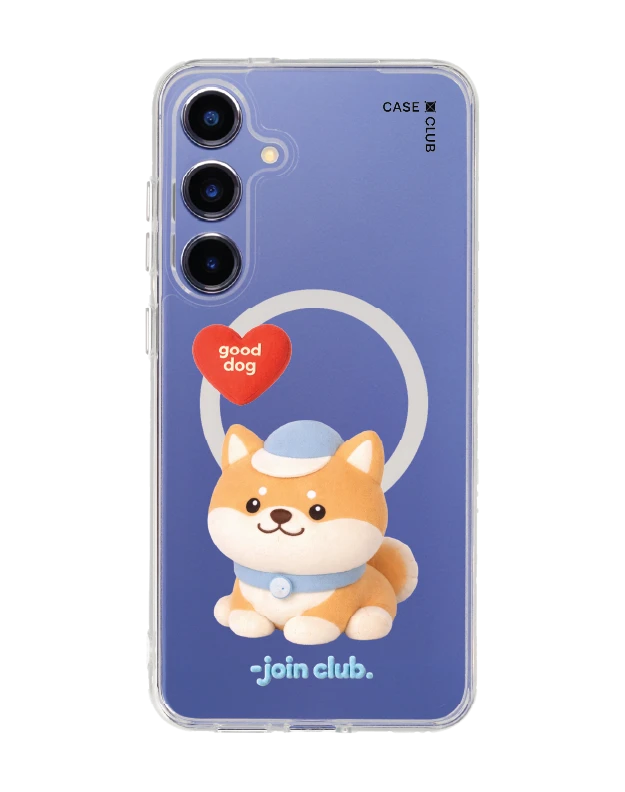samsung galaxy s25 plus clear magsafe join the club heartful shiba