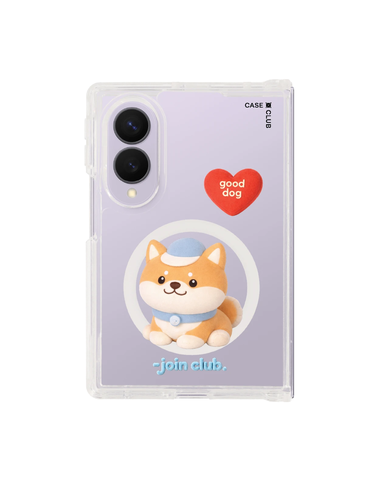 เคสใส samsung galaxy z fold 8 magsafe jtc heartful ชิบะ
